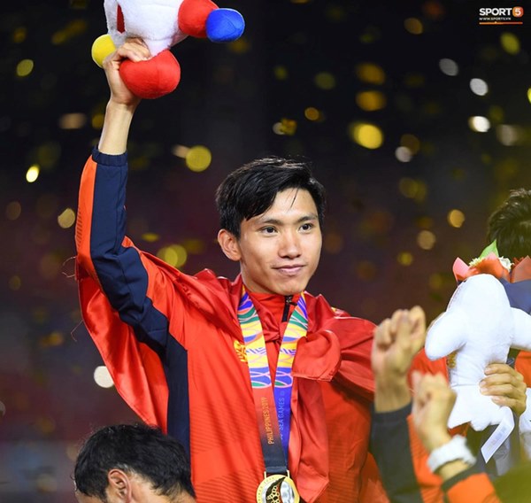 U22 Việt Nam ăn mừng cực cảm xúc khi vô địch SEA Games 30-13