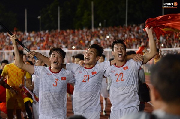 U22 Việt Nam ăn mừng cực cảm xúc khi vô địch SEA Games 30-17