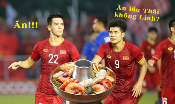 Loạt ảnh chế hành trình đến HCV của đội tuyển Việt Nam: sao nhìn đâu cũng thấy đồ ăn là như nào?-4