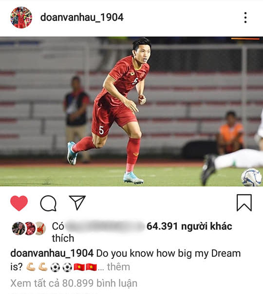 Đăng ảnh ăn mừng chiến thắng trên Instagram, Đoàn Văn Hậu bị cổ động viên Indonesia tràn vào bình luận miệt thị, xúc phạm nặng nề-5