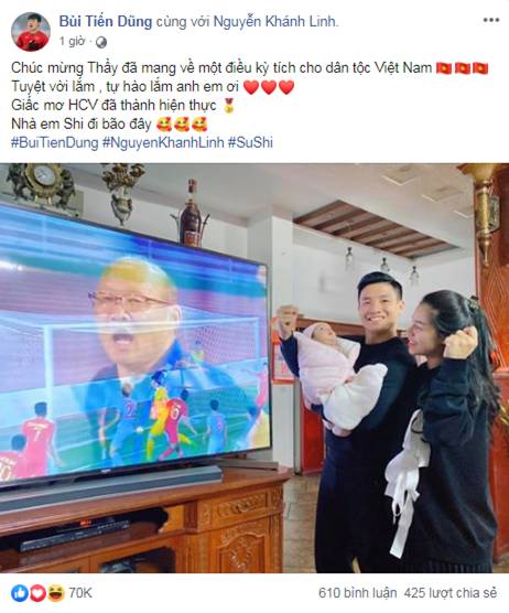 Việt Nam vô địch Sea Games 30, dàn cầu thủ viết nên lịch sử bóng đá nước nhà đã kịp chia sẻ lời cảm ơn đầu tiên sau trận chung kết-6