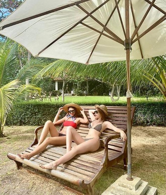 Kỳ Duyên để lộ điểm gây thắc mắc khi khoe ảnh bikini nóng bỏng với người tình tin đồn-1