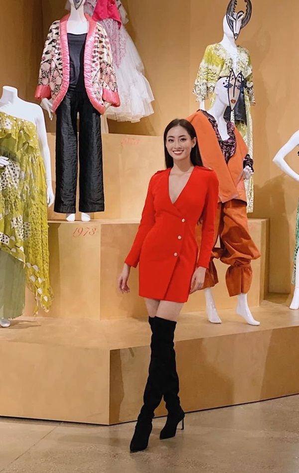 Vali đồ của Lương Thùy Linh tại Miss World được fan ví như fashion show của nàng công nương thanh lịch-8