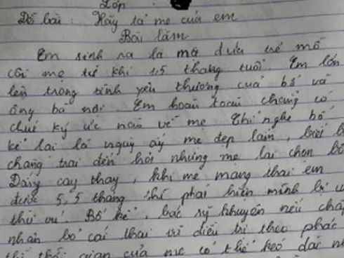Bài văn miêu tả vợ tương lai của nam sinh lớp 4 khiến các ông chồng đồng cảm: Chỉ ước cưới người hiền lành, có một người như mẹ trong nhà đã quá đủ!-2