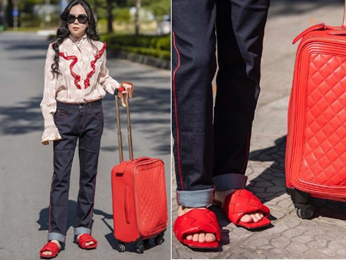 Đi dép lê giá 30 triệu đồng, Phượng Chanel gợi nhớ trend giày đỏ 'dân chơi'
