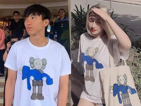 Chiếc áo phông mà Đoàn Văn Hậu diện lúc chia tay đồng đội về nước được giới trẻ săn đón đến cháy hàng