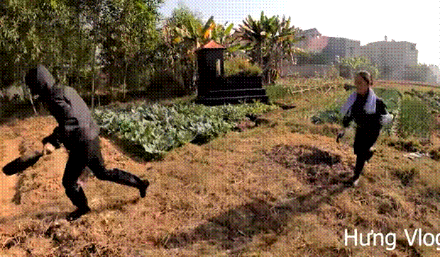 Mẹ con Bà Tân Vlog bị ném đá vì đăng clip cosplay thanh niên bôi mặt đen cầm đầu gà xin tiền: Ủa, hổng có dzui!-3