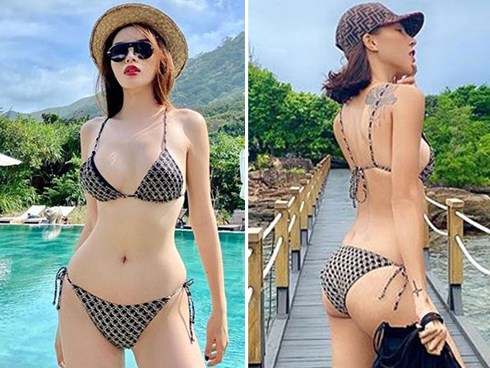 Tình cảm thắm nồng như Kỳ Duyên - Minh Triệu: một chiếc áo tắm cũng chia nhau mặc?