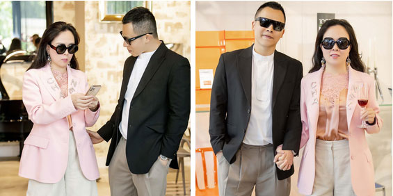 Cùng dự 1 sự kiện: Ngọc Trinh hở bạo với váy ngắn cũn, đối lập với Phượng Chanel diện áo kín mít-3