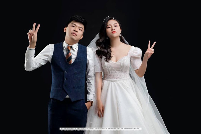 Trung Ruồi khoe bộ ảnh cưới chụp vội cùng bà xã xinh như hot girl-7