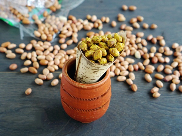 Dùng lò vi sóng làm đậu phộng cay ăn vặt ngày lạnh ngon số 1-6