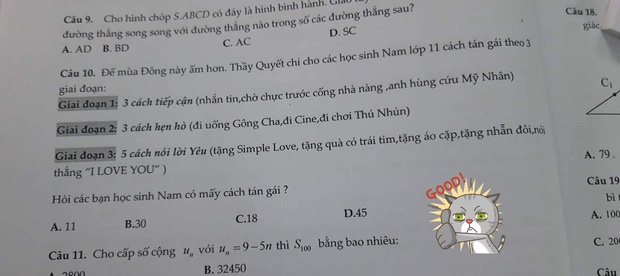 Thầy trường người ta: Chỉ cách làm sao để các học sinh nam có người yêu ngay trong chính đề toán-1