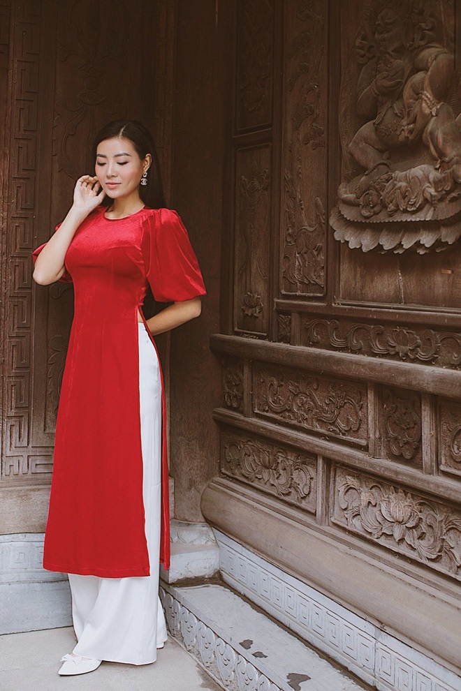 Diễn viên Thanh Hương duyên dáng, xinh đẹp trong tà áo dài-5