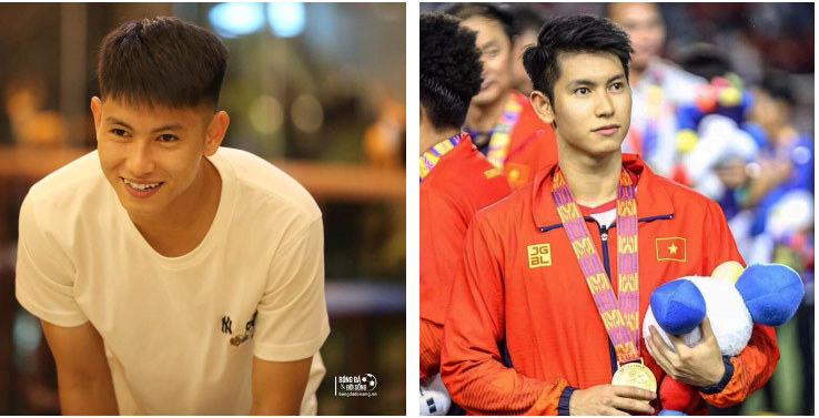 Trọng Hùng - visual mới của U22 Việt Nam lon ton đi xin cup vàng bằng giấy của fan: Đáng yêu quá là không được à nha-1