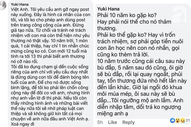 Vợ cũ bức xúc khẳng định Việt Anh giả tạo, dối trá không ngượng miệng: Con 12 tuổi mà anh tính 13 tuổi là đủ biết thương con thế nào rồi-2