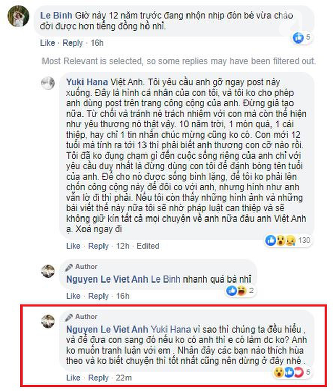 Bị vợ cũ nói giả tạo, dùng con đánh bóng tên tuổi, Việt Anh phản ứng: Anh không muốn tranh luận với em-2