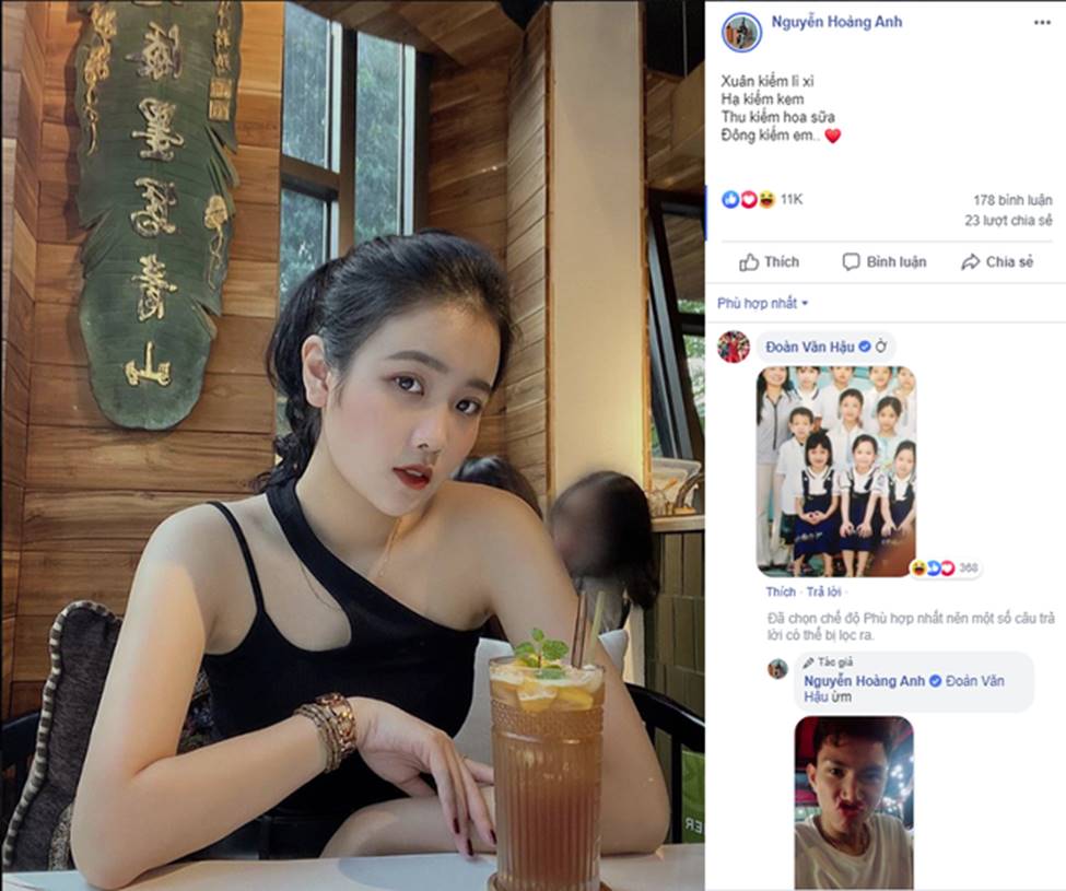 Thấy bạn gái hot girl đăng ảnh thả thính, Văn Hậu lạnh lùng quăng ảnh dìm hàng, ngờ đâu lại bị đáp trả sâu cay hết sức-1