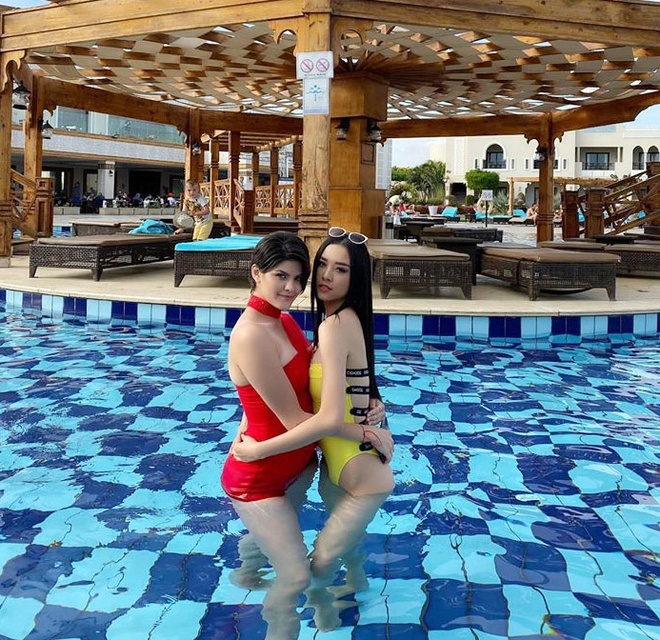 Á hậu Thúy An khoe dáng với áo tắm ở Hoa hậu Liên lục địa 2019-1