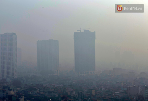 Không khí Hà Nội tiếp tục ô nhiễm nghiêm trọng khiến nhiều người phải thốt lên đầy hoang mang: Không muốn bước ra đường luôn-5