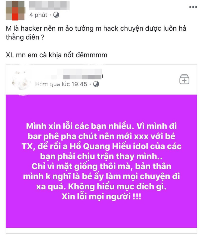 Bị dọa tung clip nóng và report bài viết, cô gái trong scandal tố Hồ Quang Hiếu cưỡng dâm chính thức lên tiếng-3