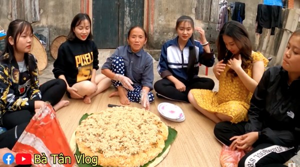 Cơm cháy siêu to khổng lồ của Bà Tân Vlog vỡ tan tành, một lần nữa bà lại thất bại rồi!-8