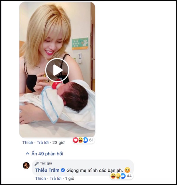 Vô tình để lọt giọng Sơn Tùng vào clip chăm cháu, Thiều Bảo Trâm vội vã lên tiếng-2