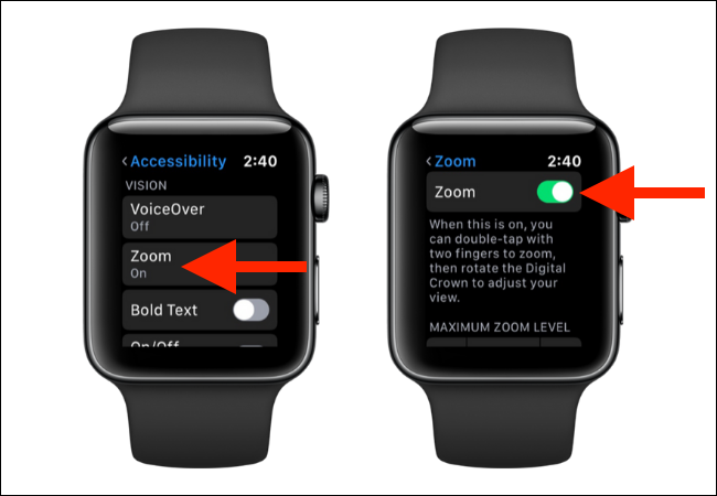 Cách sử dụng tính năng phóng to nội dung trên Apple Watch-3