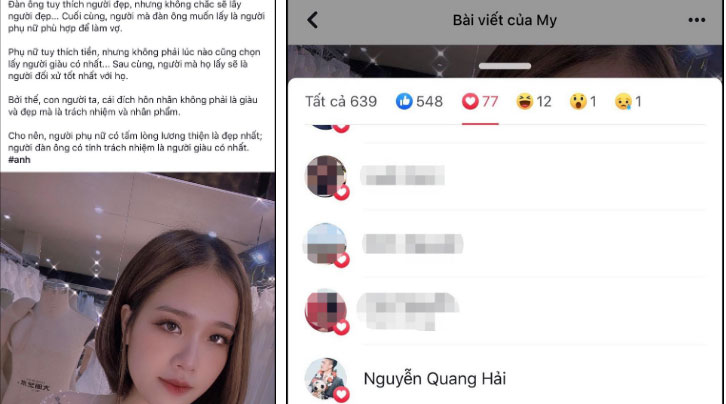 Tưởng nhắn tin mùi mẫn cho hot girl 1m52, hóa ra đối tượng của Quang Hải lại là cô gái khác: Nhan sắc đẹp và có dấu hiệu khẳng định chắc nịch chuyện hẹn hò-4