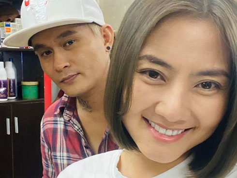 Ngọc Lan tiếp tục gây bão mạng xã hội với loạt hình công khai ôm chặt đàn em sau khi ly hôn Thanh Bình-4