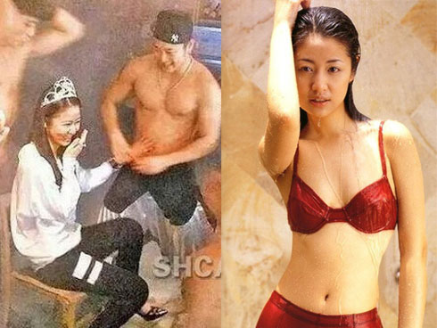 Xôn xao hình ảnh Lâm Tâm Như mang thai lần 2, liên tục cẩn trọng lấy tay đỡ bụng trong hậu trường sự kiện-5