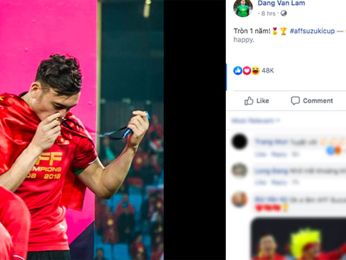 Tưởng khờ khờ nhưng hóa ra trước Yến Xuân, thủ thành Lâm Tây U23 Việt Nam còn có bạn gái cũ là nữ ca sĩ 9X xinh như mộng-20