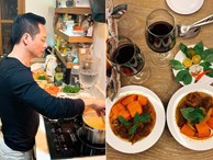 Khoe món ngon đẹp lạ chồng nấu, Phan Như Thảo: 'Cũng không có gì, chỉ là một bữa bình thường'