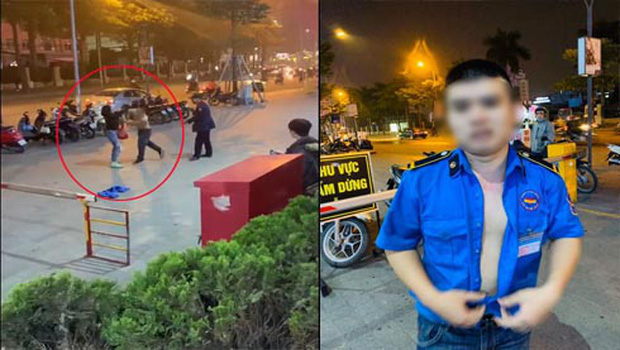 Người dân kể lại giây phút nam bảo vệ trung tâm thương mại cởi trần đấm liên tiếp vào một người phụ nữ giữa phố-5