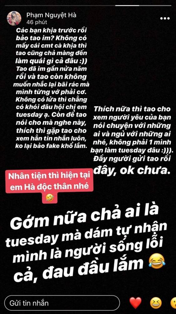 Bạn gái cũ tố Văn Toản cắm sừng tiếp tục gay gắt: Chả ai làm tuesday mà tự nhận mình sống lỗi đâu!-3