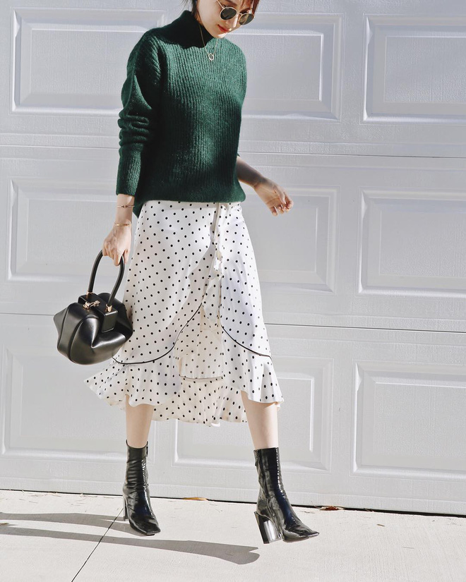 Diện áo len dáng rộng vẫn khoe được eo thon, hack dáng cực đỉnh chỉ bằng một thao tác đơn giản-8