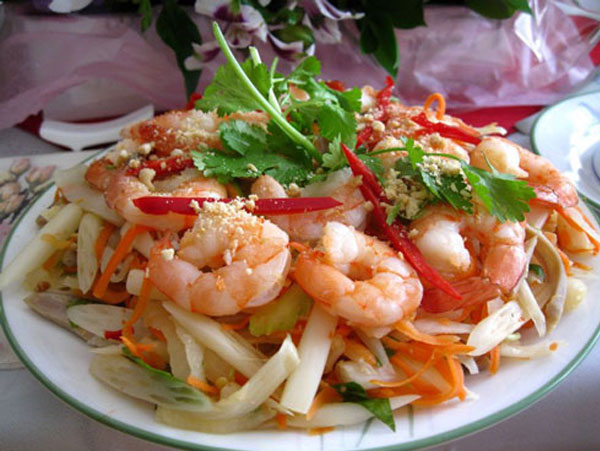 Giải ngán ngày tết với món gỏi bưởi tôm thịt lạ miệng-1