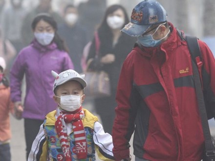 Ô nhiễm không khí ở Hà Nội ở mức 