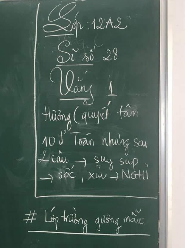 Học trò ai cũng từng một lần nghỉ học nhưng vì lý do khó đỡ như cô bạn này thì đúng là xưa nay hiếm có-1