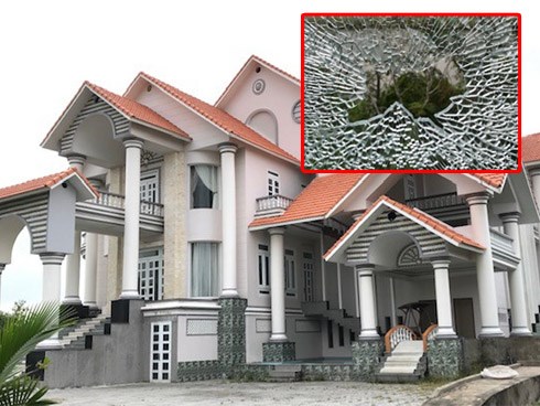 Nhìn gần căn biệt thự nghi bị nã đạn của đại gia Cà Mau