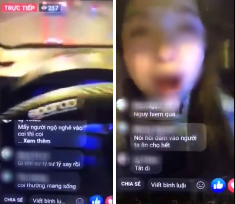 Người phụ nữ say xỉn livestream lái ô tô, liên tục gào thét, đánh võng còn lớn tiếng thách thức: Công an chặn xe là đâm chết luôn-3