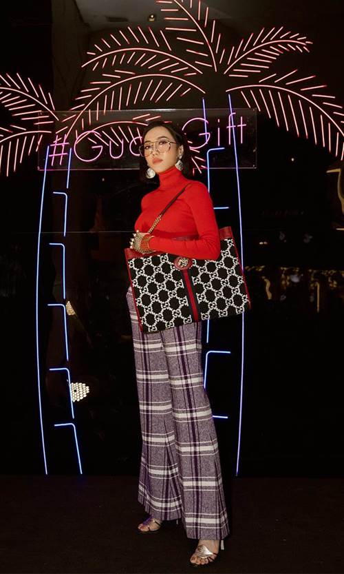 Không phải 1 món, Diệu Nhi dát cả cây đồ hiệu từ đầu tới chân chứng tỏ độ sang chảnh-1