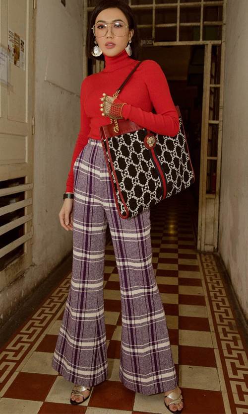 Không phải 1 món, Diệu Nhi dát cả cây đồ hiệu từ đầu tới chân chứng tỏ độ sang chảnh-2