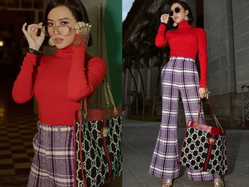 Bảo Thy hậu lấy chồng: Ăn diện hút mắt, khoe đồ hiệu ngày một gắt hơn khiến ai cũng ghen tị-12