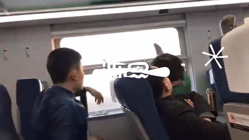 Thanh niên tấn công người phụ nữ lớn tuổi vì kéo màn che nắng trên tàu hỏa khiến dân mạng phẫn nộ-2