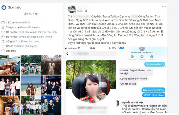 Tài xế tố nữ trung tá công an ăn quỵt 2 triệu tiền taxi: Đây là tiền mồ hôi công sức nên nhất định tôi phải lấy lại...-1