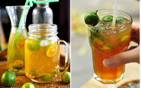 Sự thật trà chanh một vốn bốn lời - 1 nắp hương liệu pha được... 4 lít trà-1