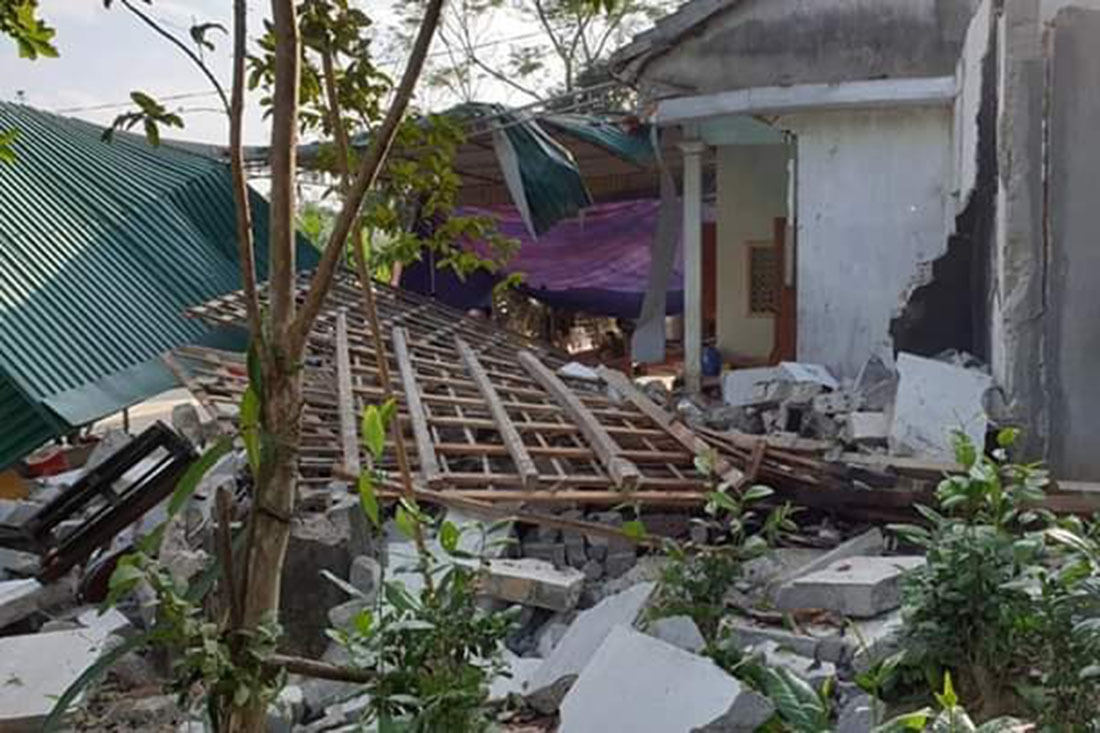 Nổ như bom: Chồng chết, vợ sảy thai, cắt 2 chân-1