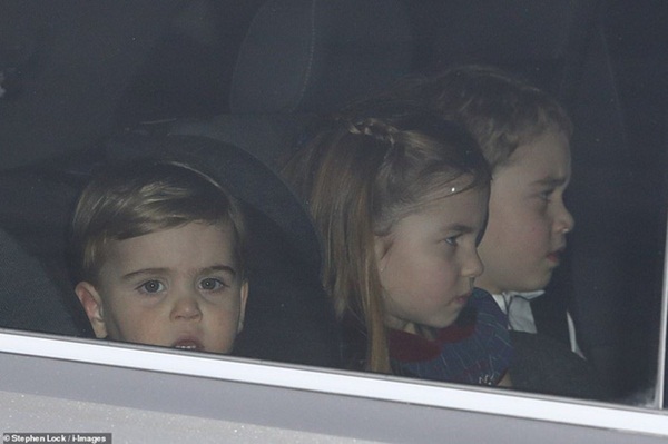 Rời tiệc hoàng gia, Hoàng tử bé và Công chúa của Công nương Kate gây chú ý vì vẻ mặt khó ở khiến fan vừa lo lắng vừa buồn cười-5