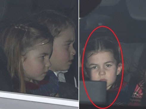 Rời tiệc hoàng gia, Hoàng tử bé và Công chúa của Công nương Kate gây chú ý vì vẻ mặt 'khó ở' khiến fan vừa lo lắng vừa buồn cười