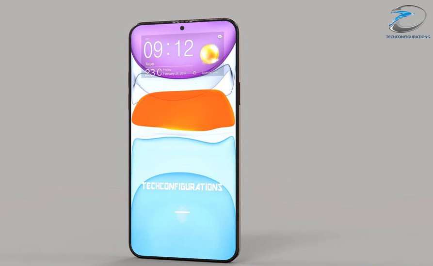 Xuất hiện mẫu iPhone 12 Pro Max màn hình không tai thỏ đẹp miên man-1